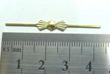 （大）メタルピン蝶タイ型ゴールド金具